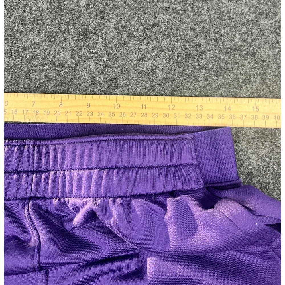 Under Armour Purple Tapered Joggers Ankle Zip Athletic Pants Mens Medium Loose